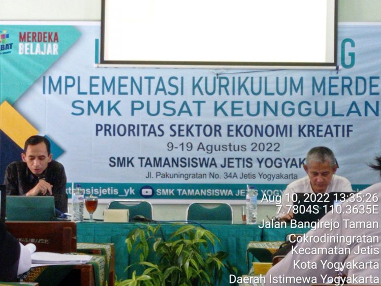 SMK Tamansiswa Jetis Yogyakarta Gelar In House Training (IHT) Implementasi Kurikulum Merdeka SMK Pusat Keunggulan